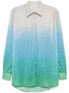 Oseree Lumiére Shade Shirt In Blue