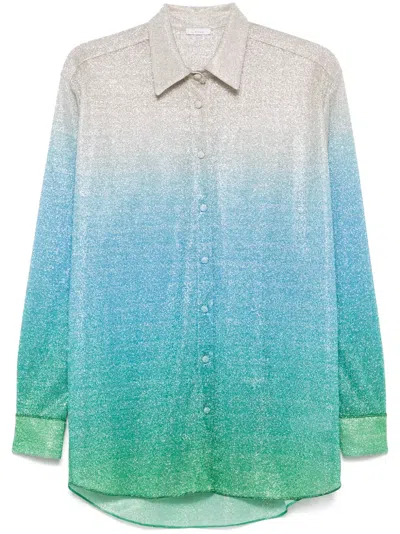 Oseree Lumiére Shade Shirt In Blue