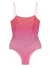 Oseree Sunset Lumiere Maillot Shade One-piece Swimwear In Pink