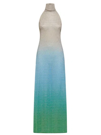 OSEREE OSÉREE LUMIERE SHADE TURTLENECK DRESS