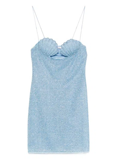 OSEREE LUMIÈRE SHELL MINI DRESS