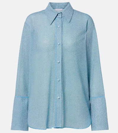 Oseree Oséree Lumière Shirt In Blue