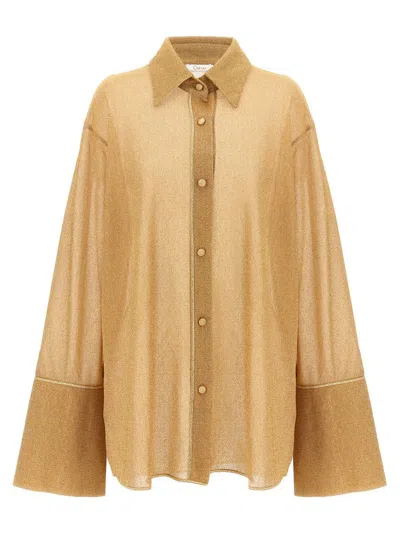 Oseree Oséree 'lumiere' Shirt In Gold