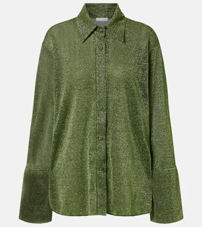 Oseree Lumière Shirt In Green