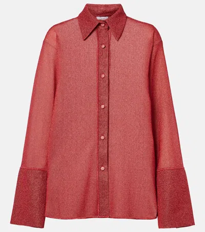 Oseree Oséree Lumière Shirt In Red