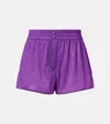 Oseree Lumière Shorts In Purple
