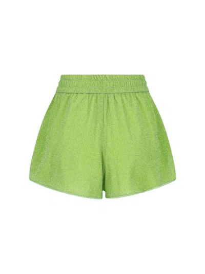 Oseree 'lumiére' Shorts In Green