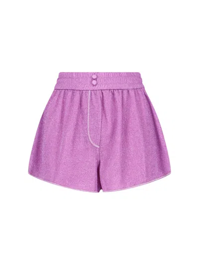 Oseree 'lumiére' Shorts In Purple