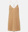 Oseree Oséree Lumière Slip Dress In Gold