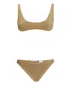 Oseree Lumiere Sporty Swimsuit In Gold