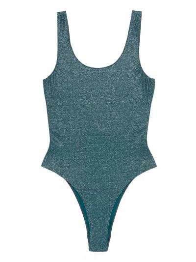 Oseree Oséree Lumiere Sporty Maillot Clothing In Blue