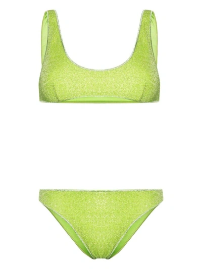 Oseree Lumire Sporty Bikini Set Lime In Green