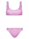 Oseree Lumiere Sporty Two Piece Bikini In Pink