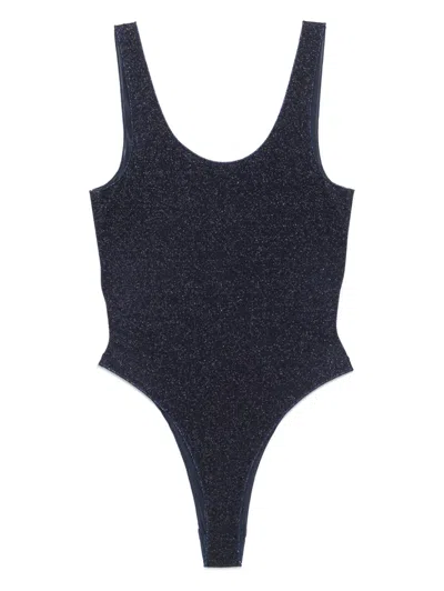 Oseree Lumière Sporty Swimsuit In Blue