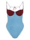 Oseree Lumière Swimsuit In Blue