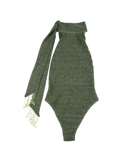 Oseree Lumière Swimsuit In Green