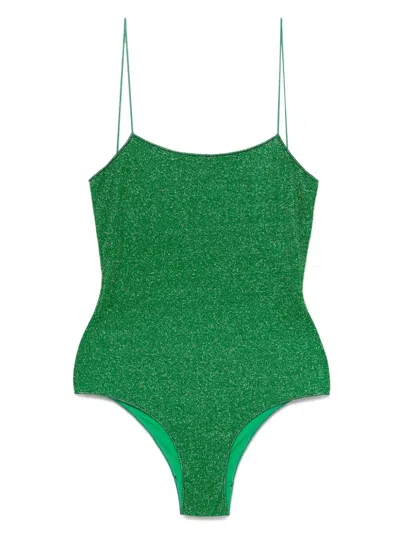 Oseree Lumière Swimsuit In Green