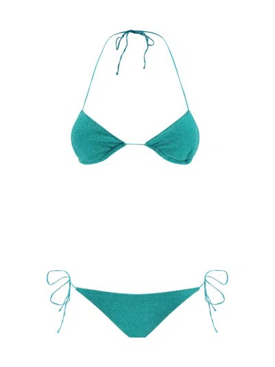 Oseree Lumiere Swimsuit In Verde