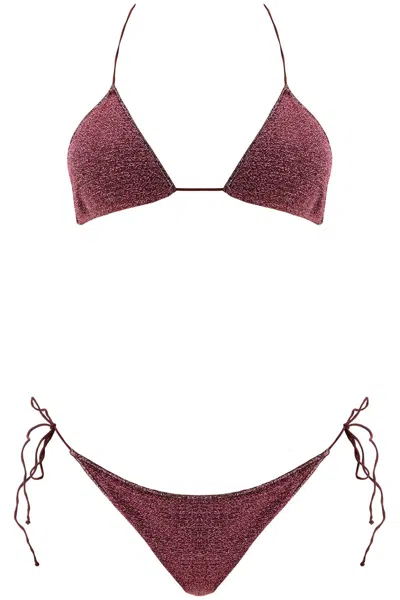 Oseree Women's Lumiã¨re Triangle Bikini Set For In Purple