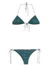 Oseree `lumiere` Two Piece Swimsuit In Green