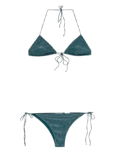 Oseree `lumiere` Two Piece Swimsuit In Green