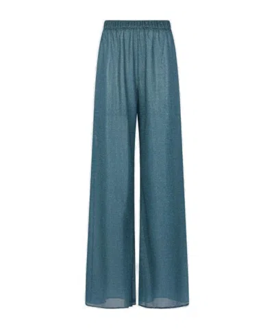 Oseree Oséree Lumière Wide Leg Pants In Blue