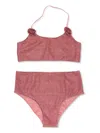 Oseree Lurex Bikini Set In Pink