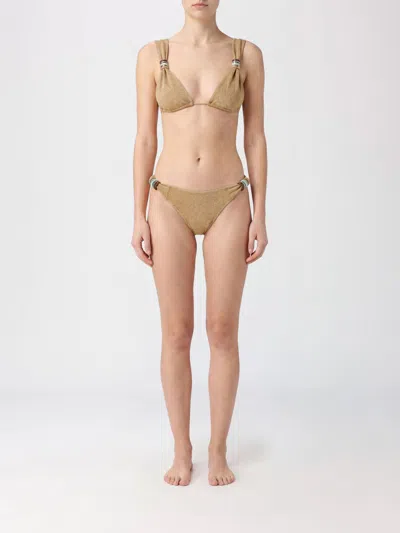 Oseree Oséree Swimsuit Woman Color Steel In Brown