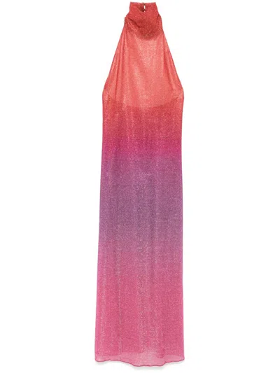 OSEREE LUREX MIDI DRESS