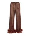 Oseree Trousers Brown In Brown