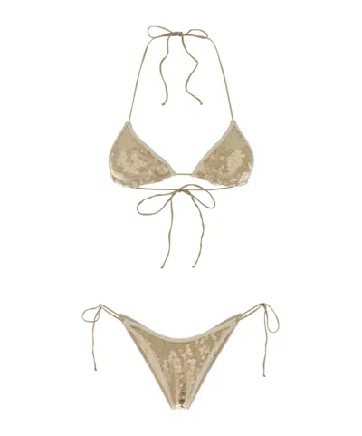 OSEREE OSÉREE MARYLIN EMBELLISHED BIKINI