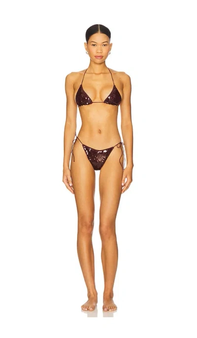 Oseree Marylin Microkini In Burgundy