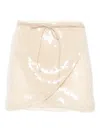 Oseree Sequined Midi Skirt In Pink