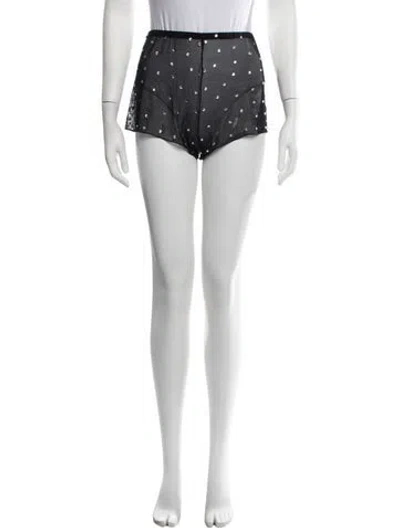 Pre-owned Oseree Mesh Mini Shorts In White