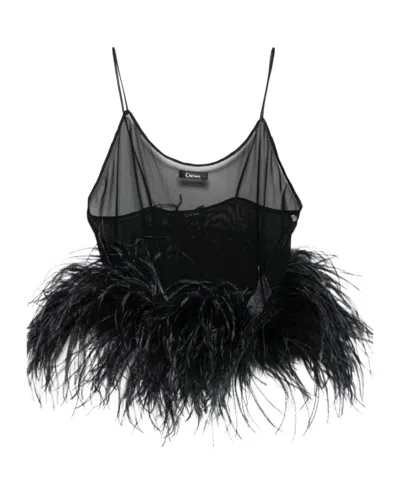 OSEREE MESH PLUMAGE TOP