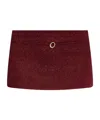 Oseree Metal Ring Mini Skirt