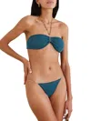 Oseree Metallic Bikini In Blue