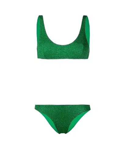OSEREE METALLIC EFFECT BIKINI SET