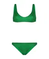 Oseree Oséree Lumiere Lurex Sporty Set In Green