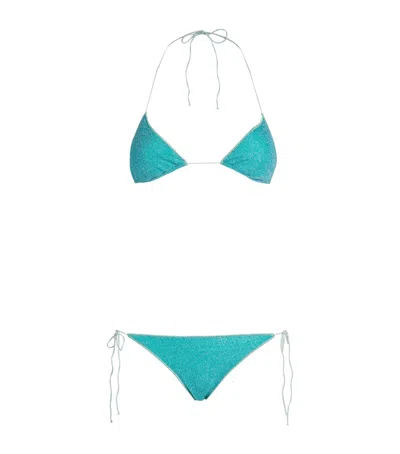 Oseree Oséree Metallic Lumière Bikini In Multi