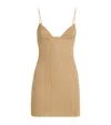 Oseree Oséree Lumière Shade Short Dress In Gold