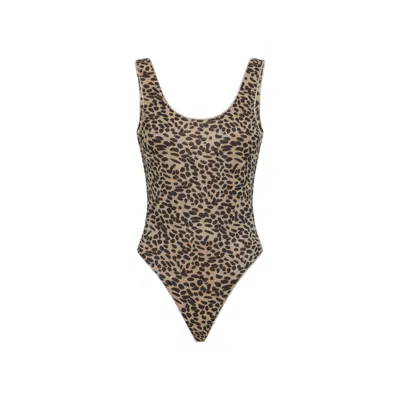 OSEREE OSÉREE MULTICOLOR LEOPARD PRINT SWIMWEAR
