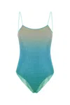 Oseree Multicolor Nylon Blend Lumiere Swimsuit In Sunrise