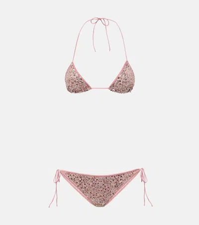 Oseree Netquins Bikini In Pink