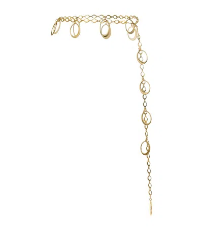 Oseree O-ring Body Chain In Gold