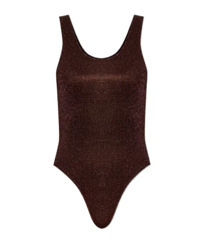 Oseree One-piece Swimsuit In Brown