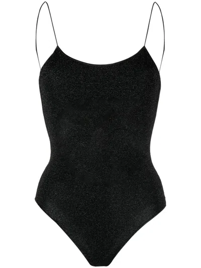 OSEREE OPEN-BACK LUREX SWIMSUIT