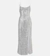Oseree Oséree Sequins Sequins Long Dress In Silver
