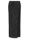 Oseree High-waisted Sequin-embellished Midi Skirt