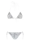 Oseree Sequin-embellished Triangle Bikini Set